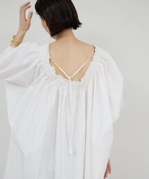 Dhritie（ドゥリティエ）の「【Dhritië】スキッパーギャザーロングワンピース（ワンピース）」
