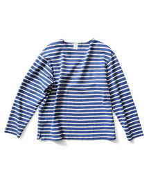 THOMASMORE（トーマスモア）の「ニューベネチアストライプT - マリンブルー（Tシャツ/カットソー）」
