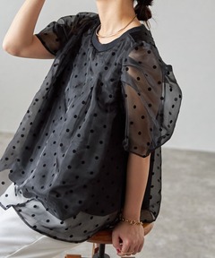 nuance frill shirt / ニュアンスフリルシャツ（シャツ/ブラウス