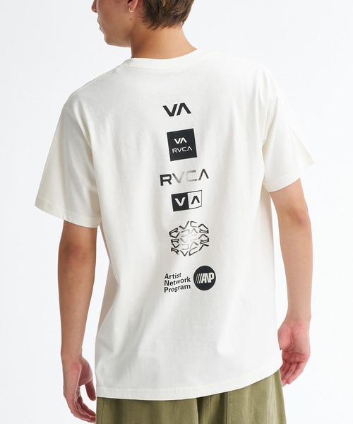 RVCA(ルーカ)の「ルーカ RVCA アウトドアカジュアル 半袖Tシャツ ALL RVCA SS(Tシャツ/カットソー・メンズ・アイボリー/ダークグレー・S/M/L)」の1枚目の写真