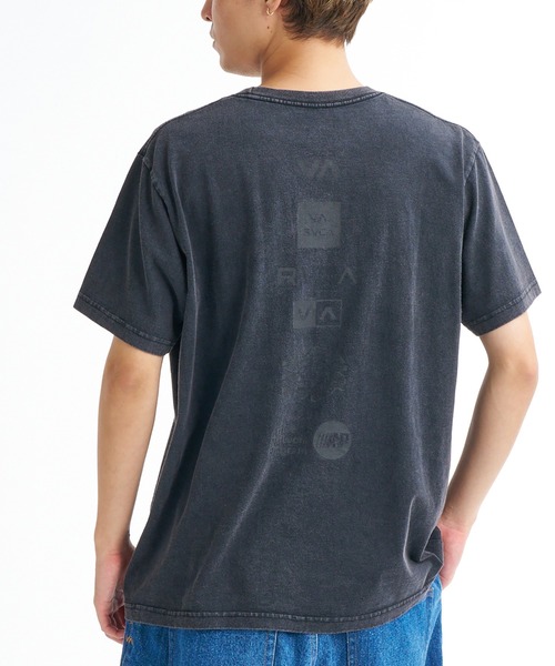 RVCA(ルーカ)の「ルーカ RVCA アウトドアカジュアル 半袖Tシャツ ALL RVCA SS(Tシャツ/カットソー・メンズ・アイボリー/ダークグレー・S/M/L)」の2枚目の写真