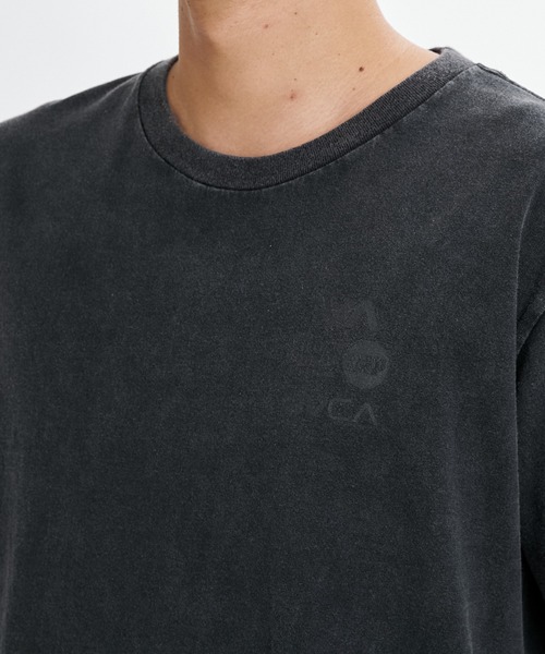 RVCA(ルーカ)の「ルーカ RVCA アウトドアカジュアル 半袖Tシャツ ALL RVCA SS(Tシャツ/カットソー・メンズ・アイボリー/ダークグレー・S/M/L)」の8枚目の写真