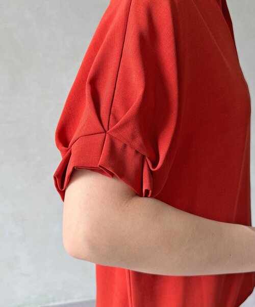 DouDou(ドゥドゥ)の「【WEB限定】接触冷感スキッパーシャツ(シャツ/ブラウス・レディース・ブラック/オレンジ/ベージュ/チャコールグレー/ブラウン・FREE)」の17枚目の写真