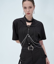 HARE | ベルトデザインブラウス(HARE)(シャツ/ブラウス)