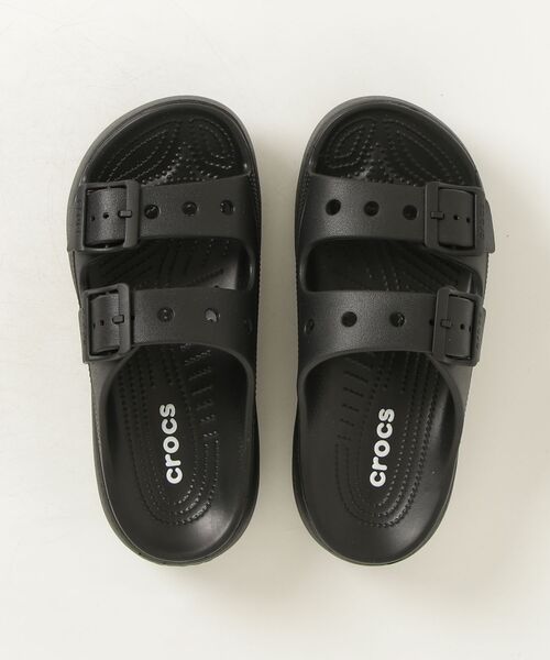 crocs(クロックス)の「crocs SATURDAY PLATFORM SANDAL W サタデー プラットフォームサンダル W(サンダル・レディース・ブラック/ベージュ・22cm/23cm/24cm/25cm)」の5枚目の写真