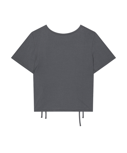 as you are(アズユーアー)の「ホースアイレットオーバーサイズTシャツチャコール(Tシャツ/カットソー・レディース・その他・OS)」の6枚目の写真