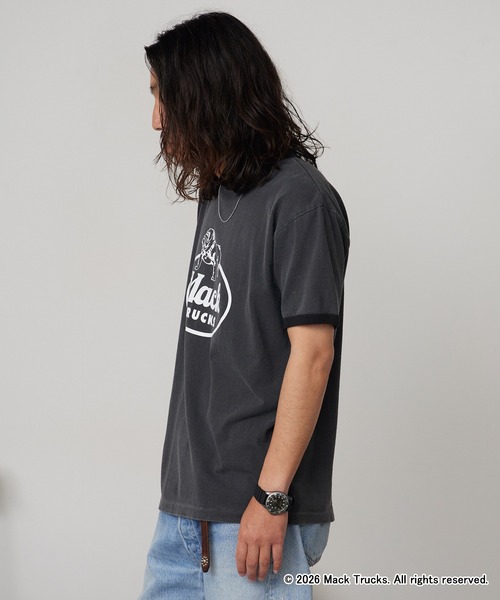 GOOD ROCK SPEED(グッドロックスピード)の「GOOD ROCK SPEED/グッドロックスピード BULLDOG LOGO RINGER T-SHIRT 半袖Tシャツ 2026年春夏春服 夏服(Tシャツ/カットソー・メンズ・チャコールグレー・M/L/XL)」の21枚目の写真