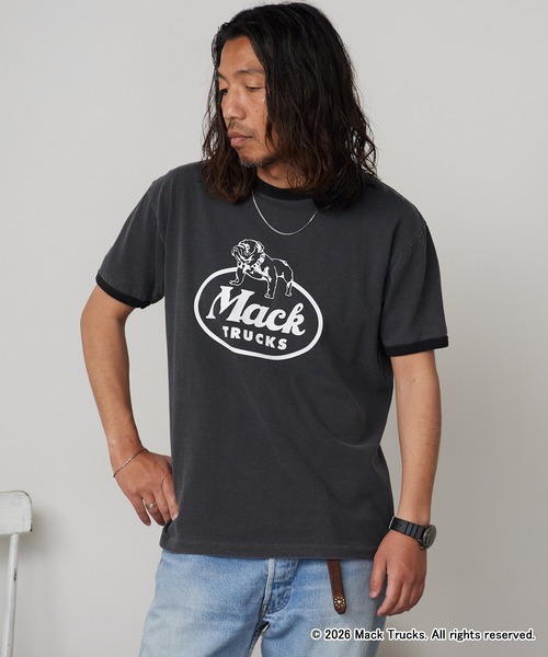 GOOD ROCK SPEED(グッドロックスピード)の「GOOD ROCK SPEED/グッドロックスピード BULLDOG LOGO RINGER T-SHIRT 半袖Tシャツ 2026年春夏春服 夏服(Tシャツ/カットソー・メンズ・チャコールグレー・M/L/XL)」の22枚目の写真