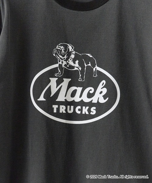 GOOD ROCK SPEED(グッドロックスピード)の「GOOD ROCK SPEED/グッドロックスピード BULLDOG LOGO RINGER T-SHIRT 半袖Tシャツ 2026年春夏春服 夏服(Tシャツ/カットソー・メンズ・チャコールグレー・M/L/XL)」の9枚目の写真