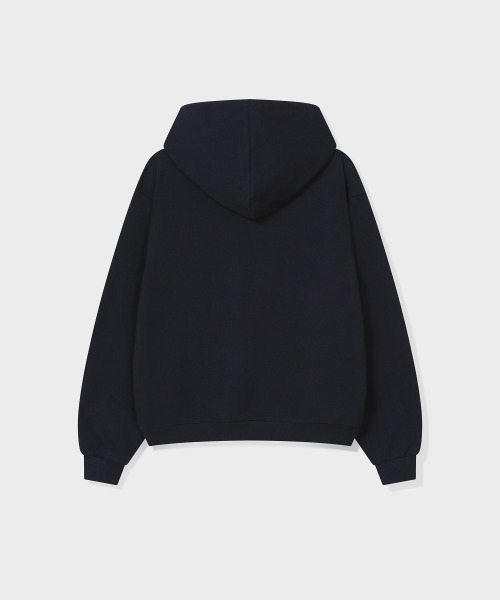 GRUNDEN（グルンデン）の「MILD HOODIE (CHARCOAL-NAVY)（パーカー・レディース・その他・OS）」の2枚目の写真