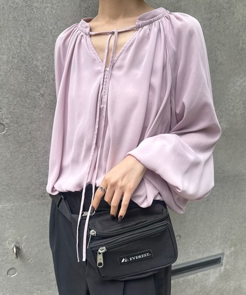 S アメリヴィンテージ ameri ワンピース　レディース春　春服　シャツ AMERI VINTAGE｜アメリビンテージ（レディース）のシャツ/ブラウス