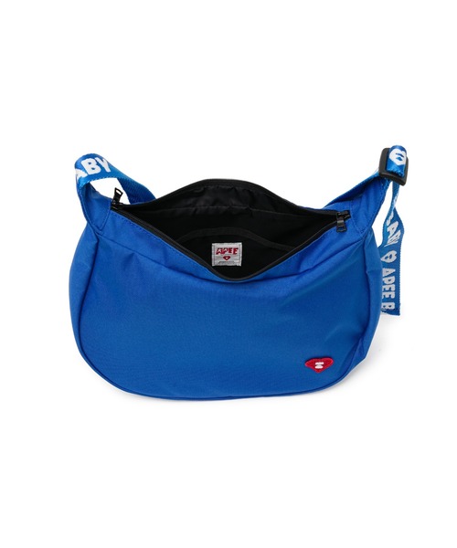 A BATHING APE（アベイシングエイプ）の「HEART BADGE CROSSBODY MINI BAG #2（ショルダーバッグ・レディース・ブルー/レッド/ブラック・FREE）」の14枚目の写真