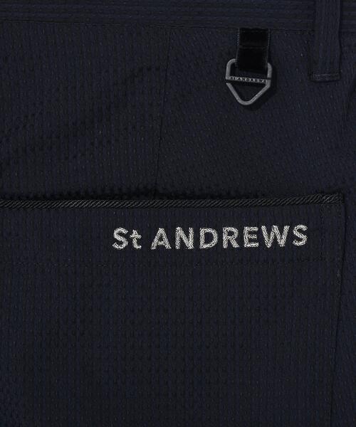 St ANDREWS(セントアンドリュース)の「【St ANDREWS】【ストレッチ】ドビーサッカーショートパンツ (MENS)(その他パンツ・メンズ・ブラック/ホワイト・M/L/LL1)」の9枚目の写真