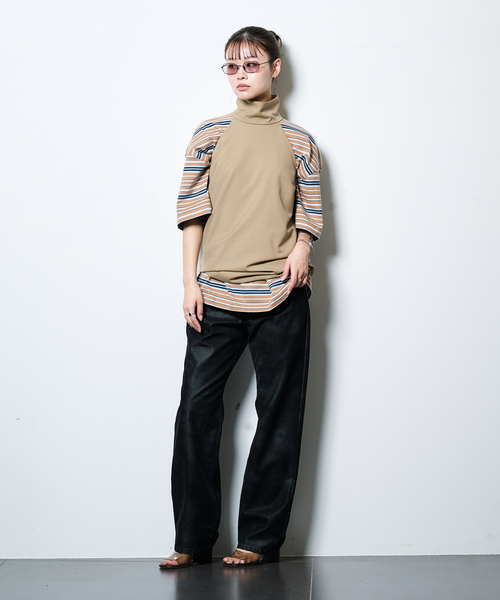 Lee(リー)の「LEE 別注 FAUX LEATHER パンツ(その他パンツ・レディース・ブラウン/ブラック・MEDIUM/SMALL/X-SMALL)」の13枚目の写真