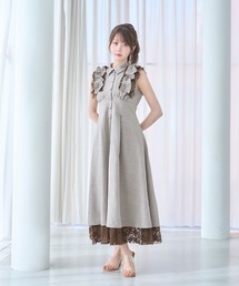Sherbet flare dress（ワンピース）｜Rose Muse（ロゼミューズ）の