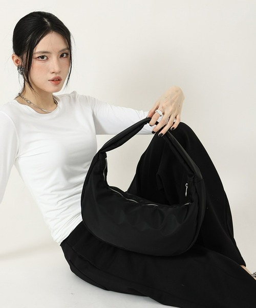 style code(スタイルコード)の「ZOZO限定【STYLE CODE/スタイルコード】ナイロン アーク ワンショルダーバッグ(ショルダーバッグ・レディース・ワインレッド/ブラック・FREE)」の22枚目の写真