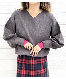 Q（キュー）の「【大好評】やわもちぽわん袖ニット 人気シリーズ（ニット/セーター）」