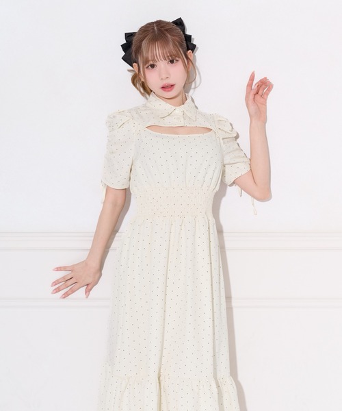 apres jour（アプレジュール）の「アソート柄フロントオープンワンピース（ワンピース・レディース・ピンク/ホワイト系その他/ブラウン系その他/ライトブルー/アイボリー・SMALL/X-LARGE/MEDIUM）」の3枚目の写真