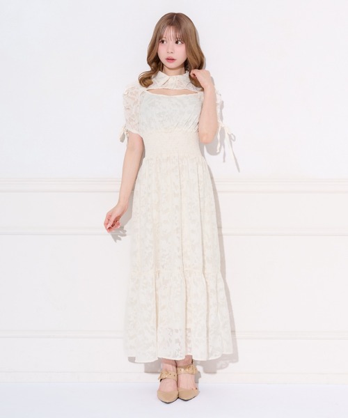 apres jour（アプレジュール）の「アソート柄フロントオープンワンピース（ワンピース・レディース・ピンク/ホワイト系その他/ブラウン系その他/ライトブルー/アイボリー・SMALL/X-LARGE/MEDIUM）」の2枚目の写真