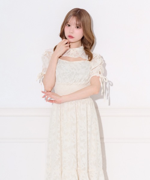 apres jour（アプレジュール）の「アソート柄フロントオープンワンピース（ワンピース・レディース・ピンク/ホワイト系その他/ブラウン系その他/ライトブルー/アイボリー・SMALL/X-LARGE/MEDIUM）」の6枚目の写真