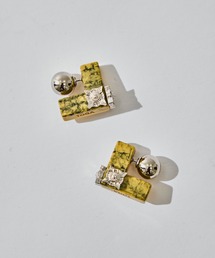 TOGA PULLA（トーガ　プルラ）の「【TOGA PULLA/トーガプルラ】Marble motif pierced earrings/マーブルモチーフピアスイヤリング（ピアス（両耳用））」