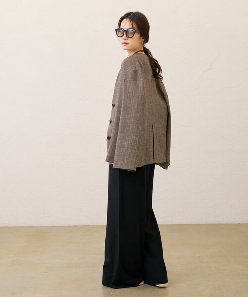 Omekashi(オメカシ)の「【セルフカット可能】ジョーゼットキャミサロペット(サロペット/オーバーオール・レディース・ブラック・36/38)」の16枚目の写真