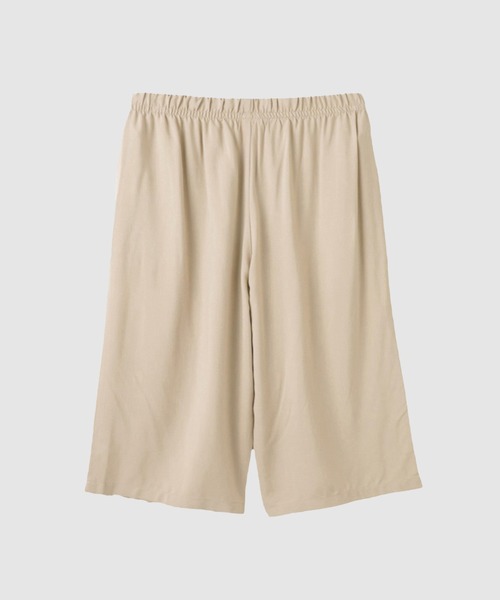 NAVY(ネイビー)の「【SARARI /サラリ】通気性 速乾 レーヨン無地ステテコパンツ(その他パンツ・レディース・ネイビー/ブラック/ベージュ・S/M/L)」の7枚目の写真