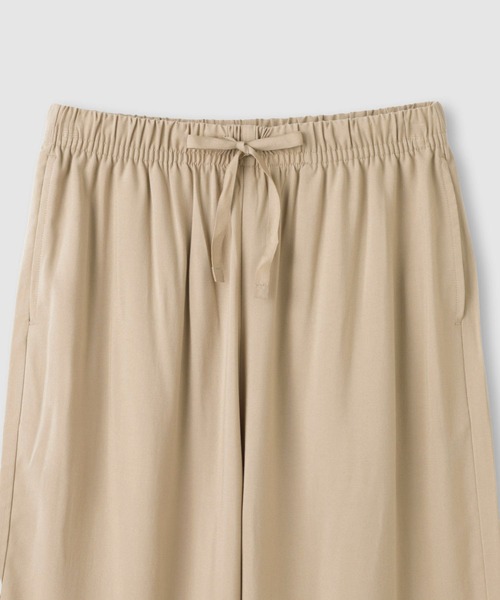 NAVY(ネイビー)の「【SARARI /サラリ】通気性 速乾 レーヨン無地ステテコパンツ(その他パンツ・レディース・ネイビー/ブラック/ベージュ・S/M/L)」の8枚目の写真