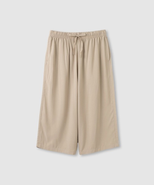 NAVY(ネイビー)の「【SARARI /サラリ】通気性 速乾 レーヨン無地ステテコパンツ(その他パンツ・レディース・ネイビー/ブラック/ベージュ・S/M/L)」の18枚目の写真