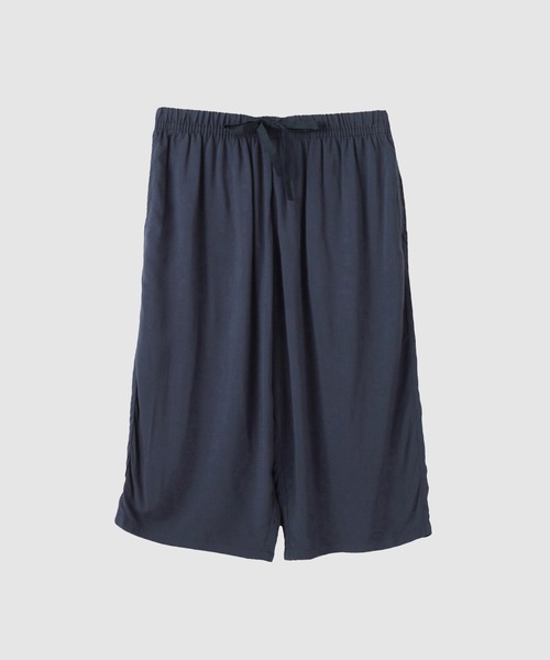 NAVY(ネイビー)の「【SARARI /サラリ】通気性 速乾 レーヨン無地ステテコパンツ(その他パンツ・レディース・ネイビー/ブラック/ベージュ・S/M/L)」の20枚目の写真