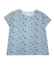 スタードットワンショルダー半袖Tシャツ