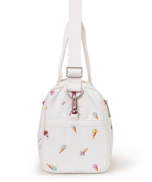 LeSportsac(レスポートサック)の「EVERYDAY SM SATCHEL スウィートフェスティバル(ショルダーバッグ・レディース・ホワイト・FREE)」の5枚目の写真