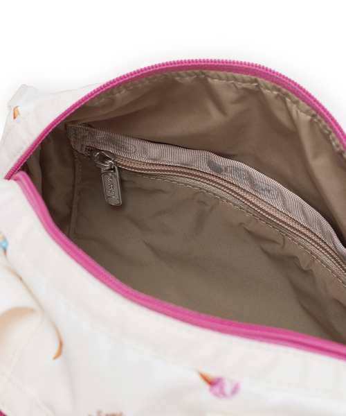 LeSportsac(レスポートサック)の「EVERYDAY SM SATCHEL スウィートフェスティバル(ショルダーバッグ・レディース・ホワイト・FREE)」の8枚目の写真
