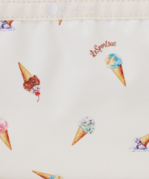 LeSportsac(レスポートサック)の「EVERYDAY SM SATCHEL スウィートフェスティバル(ショルダーバッグ・レディース・ホワイト・FREE)」の10枚目の写真