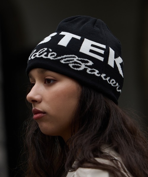 Eddie Bauer（エディーバウアー）の「EBTEK ジャカード シングルビーニー（ニットキャップ/ビーニー・メンズ・グレー/ブラック・F）」の2枚目の写真