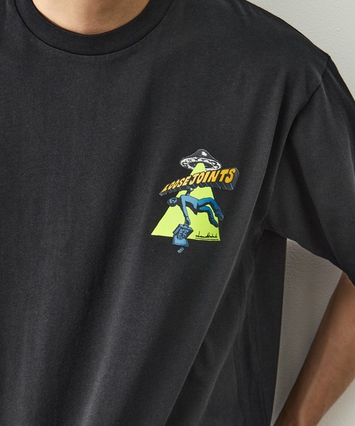 LOOSE JOINTS(ルーズジョインツ)の「【LOOSE JOINTS/ルーズジョインツ】別注 S/S TEE(Tシャツ/カットソー・メンズ・ブラック/ホワイト・L/M/S)」の7枚目の写真