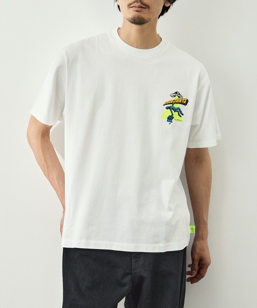 LOOSE JOINTS(ルーズジョインツ)の「【LOOSE JOINTS/ルーズジョインツ】別注 S/S TEE(Tシャツ/カットソー・メンズ・ブラック/ホワイト・L/M/S)」の8枚目の写真