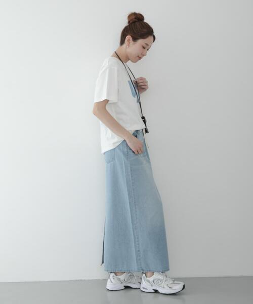 URBAN RESEARCH Sonny Label(アーバンリサーチサニーレーベル)の「ライトオンスIラインデニムスカート(スカート・レディース・ライトインディゴブルー/アイボリー・36/38)」の16枚目の写真