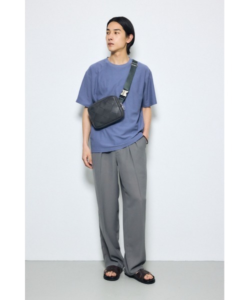 AZUL by moussy(アズールバイマウジー)の「イントレチャートボディーバッグ(ボディバッグ/ウエストポーチ・メンズ・グレー/ブラック・FREE)」の16枚目の写真