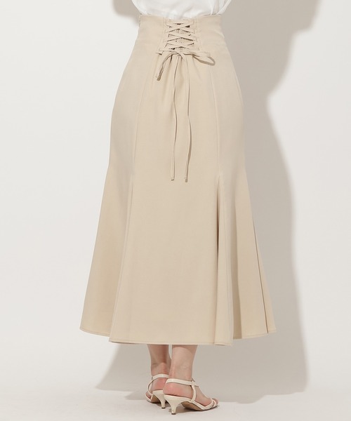 AND COUTURE(アンドクチュール)の「レースアップマーメイドスカート(スカート・レディース・グレー/ベージュ/ダークブラウン・SMALL/MEDIUM)」の18枚目の写真
