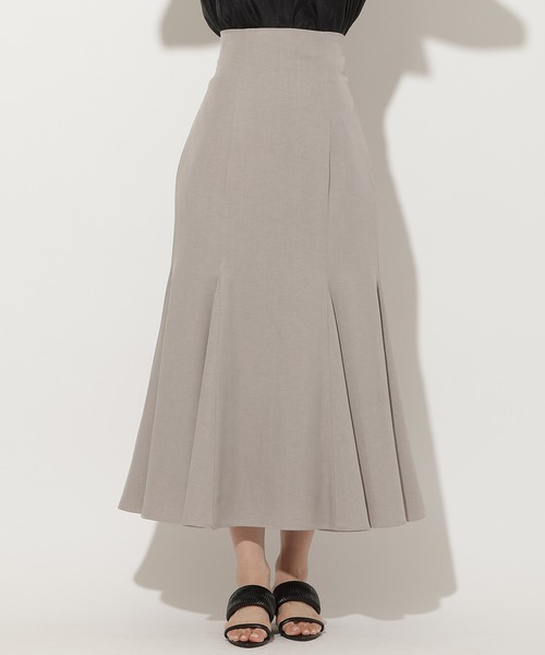 AND COUTURE(アンドクチュール)の「レースアップマーメイドスカート(スカート・レディース・グレー/ベージュ/ダークブラウン・SMALL/MEDIUM)」の4枚目の写真