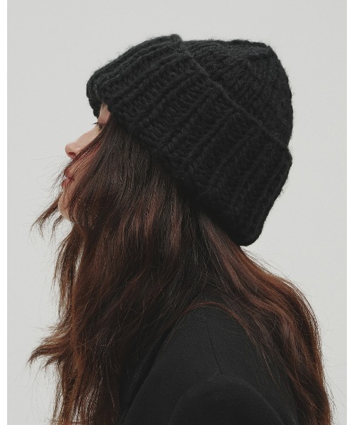 TODAYFUL(トゥデイフル)の「Lowgauge Hand Beanie(ニットキャップ/ビーニー・レディース・ブラック/チョコ/ラベンダー/サンドベージュ/ライトグリーン・FREE)」の14枚目の写真