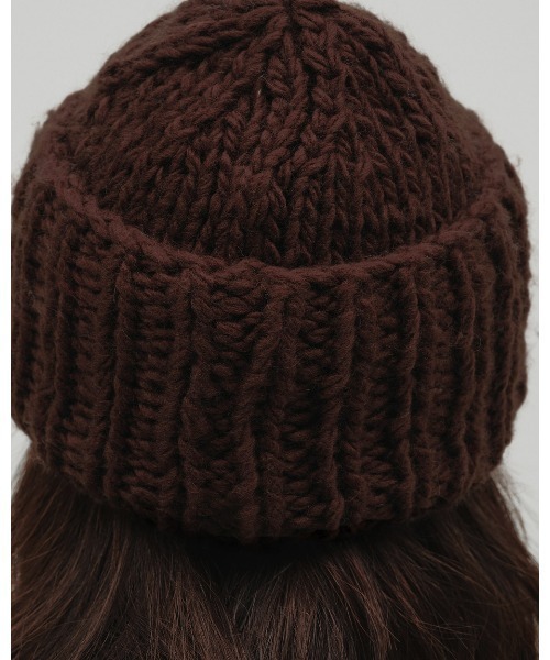 TODAYFUL(トゥデイフル)の「Lowgauge Hand Beanie(ニットキャップ/ビーニー・レディース・ブラック/チョコ/ラベンダー/サンドベージュ/ライトグリーン・FREE)」の13枚目の写真
