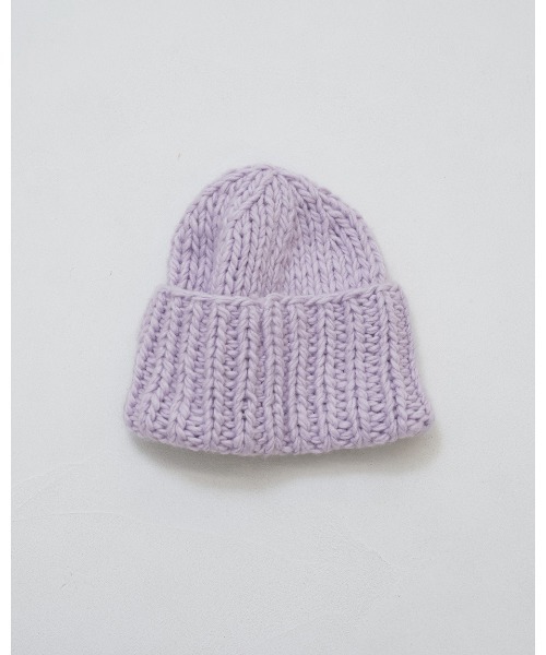 TODAYFUL(トゥデイフル)の「Lowgauge Hand Beanie(ニットキャップ/ビーニー・レディース・ブラック/チョコ/ラベンダー/サンドベージュ/ライトグリーン・FREE)」の17枚目の写真