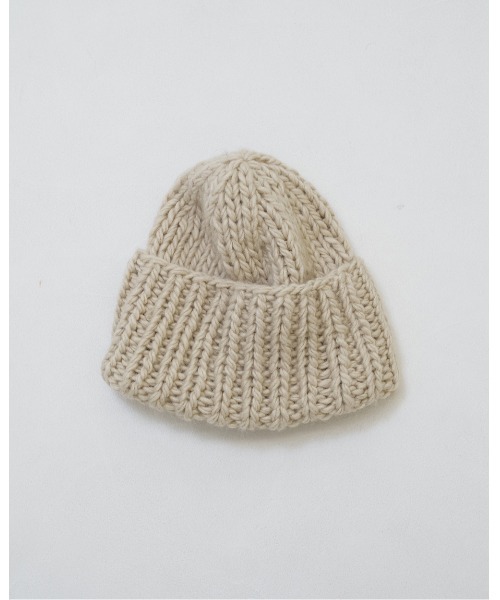 TODAYFUL(トゥデイフル)の「Lowgauge Hand Beanie(ニットキャップ/ビーニー・レディース・ブラック/チョコ/ラベンダー/サンドベージュ/ライトグリーン・FREE)」の18枚目の写真
