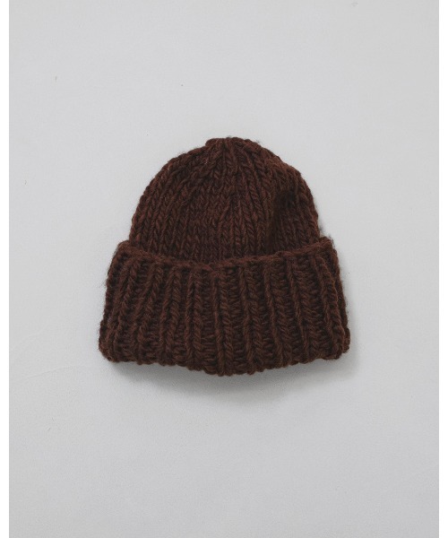 TODAYFUL(トゥデイフル)の「Lowgauge Hand Beanie(ニットキャップ/ビーニー・レディース・ブラック/チョコ/ラベンダー/サンドベージュ/ライトグリーン・FREE)」の20枚目の写真