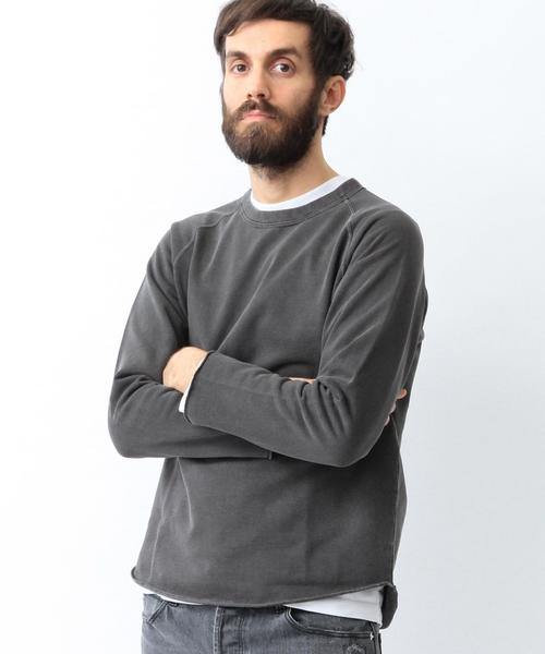 BEAUTY&YOUTH UNITED ARROWS（ビューティーアンドユースユナイテッドアローズ）の「BY ∴ ピグメント カットオフ スウェット◆（スウェット・メンズ・オリーブ/ナチュラル/ダークグレー・LARGE/X-LARGE/MEDIUM/SMALL）」の10枚目の写真