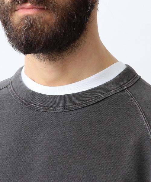 BEAUTY&YOUTH UNITED ARROWS（ビューティーアンドユースユナイテッドアローズ）の「BY ∴ ピグメント カットオフ スウェット◆（スウェット・メンズ・オリーブ/ナチュラル/ダークグレー・LARGE/X-LARGE/MEDIUM/SMALL）」の12枚目の写真