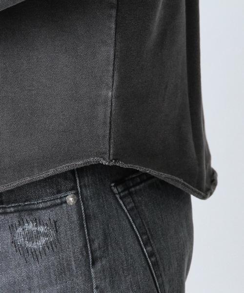 BEAUTY&YOUTH UNITED ARROWS（ビューティーアンドユースユナイテッドアローズ）の「BY ∴ ピグメント カットオフ スウェット◆（スウェット・メンズ・オリーブ/ナチュラル/ダークグレー・LARGE/X-LARGE/MEDIUM/SMALL）」の14枚目の写真