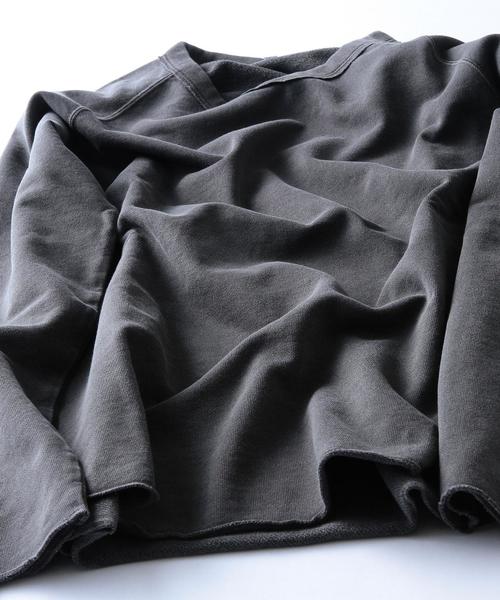 BEAUTY&YOUTH UNITED ARROWS（ビューティーアンドユースユナイテッドアローズ）の「BY ∴ ピグメント カットオフ スウェット◆（スウェット・メンズ・オリーブ/ナチュラル/ダークグレー・LARGE/X-LARGE/MEDIUM/SMALL）」の5枚目の写真